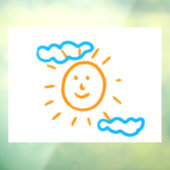 Upload Art Drawing Draai Kinder illustraties naar Raamsticker (Vel 3)