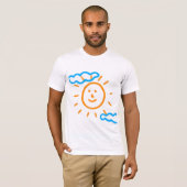 Upload Art Drawing Draai Kinder illustraties naar T-shirt (Voorkant volledig)