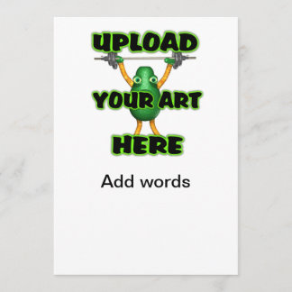 Upload art naar uitnodiging 4x8 in
