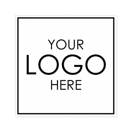 Upload Bedrijf Logo Custom Business Branding Wood Rubberstempel (Afrduk)