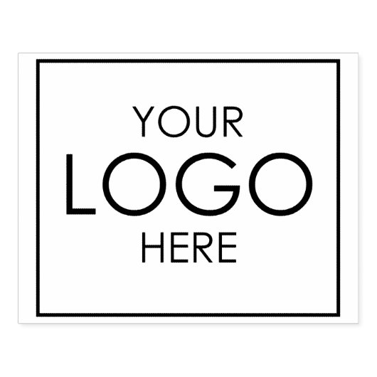 Upload Bedrijf Logo Custom Business Branding Wood Rubberstempel (Afrduk)