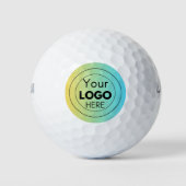 Upload Bedrijf Logo Golf Ball Golfballen (Voorkant)