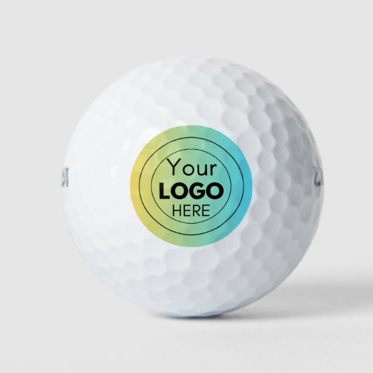 Upload Bedrijf Logo Golf Ball Golfballen (Voorkant)