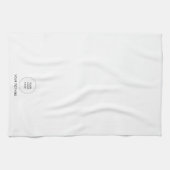  Upload Bedrijf Logo Tekst Sjabloon Theedoek (Horizontaal)