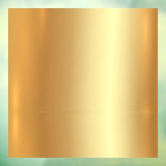 Upload Bedrijfslogo Aangepaste QR-code Tekst Goud Raamsticker (Vel 3)