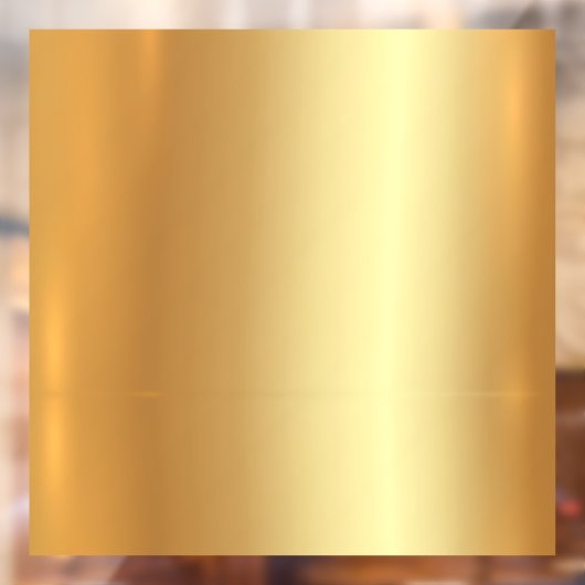 Upload Bedrijfslogo Aangepaste QR-code Tekst Goud  Raamsticker (Vel 2)