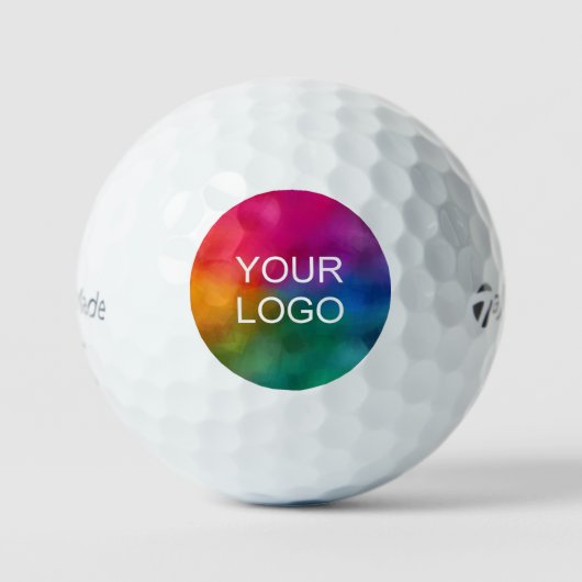 Upload Business Logo Here 3 Pack Taylor Made TP5 Golfballen (Voorkant)