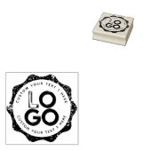 Upload Business Logo Professional Self-Inking Stam Rubberstempel (Gestempeld)