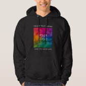 Upload Business Logo Tekst toevoegen Medewerker Ma Hoodie (Voorkant)