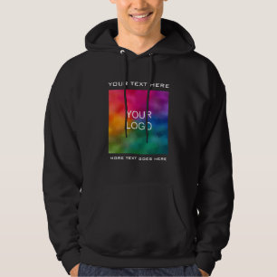 Upload Business Logo Tekst toevoegen Medewerker Ma Hoodie