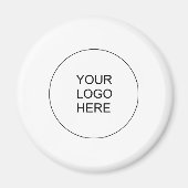 Upload Business Logo Voeg tekst toe Aangepaste Sja Magneet (Voorkant)