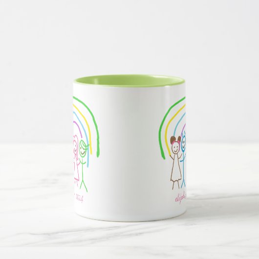 Upload Childs Drawing Draai Kinder Artwork naar Gr Mok (Midden)