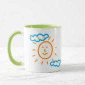 Upload Childs Drawing Draai Kinder Artwork naar Gr Mok (Links)
