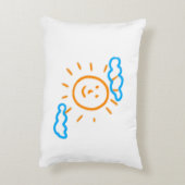 Upload Childs Drawing Draai Kinder kunstwerk naar Accent Kussen (Achterkant (Verticaal))