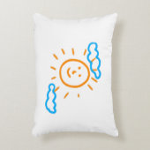 Upload Childs Drawing Draai Kinder kunstwerk naar Accent Kussen (Voorkant(Verticaal))