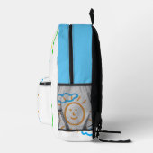 Upload Childs Drawing Draai Kinder kunstwerk naar Bedrukte Rugzak (Rechts)