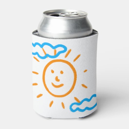 Upload Childs Drawing Draai Kinder kunstwerk naar Blikjeskoeler (Blikje Voorkant)