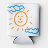 Upload Childs Drawing Draai Kinder kunstwerk naar Blikjeskoeler (Voorkant)