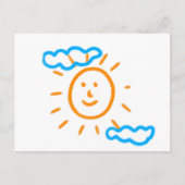 Upload Childs Drawing Draai Kinder kunstwerk naar Briefkaart (Voorkant)