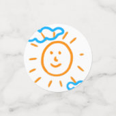 Upload Childs Drawing Draai Kinder kunstwerk naar Confetti (Kleine voorkant)