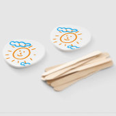 Upload Childs Drawing Draai Kinder kunstwerk naar Handwaaier (Niet-gemonteerd)