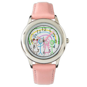 Upload Childs Drawing Draai Kinder kunstwerk naar Horloge