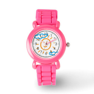 Upload Childs Drawing Draai Kinder kunstwerk naar Horloge