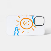 Upload Childs Drawing Draai Kinder kunstwerk naar iPhone Hoesje (Achterkant horizontaal)