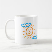 Upload Childs Drawing Draai Kinder kunstwerk naar Koffiemok (Links)