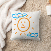 Upload Childs Drawing Draai Kinder kunstwerk naar Kussen (Deken)