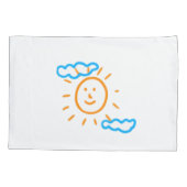 Upload Childs Drawing Draai Kinder kunstwerk naar Kussensloop (Achterkant)