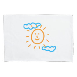 Upload Childs Drawing Draai Kinder kunstwerk naar Kussensloop