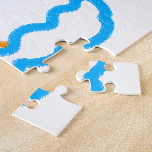 Upload Childs Drawing Draai Kinder kunstwerk naar Legpuzzel (Zijkant)