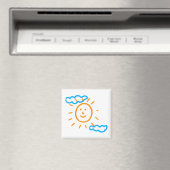 Upload Childs Drawing Draai Kinder kunstwerk naar Magneet (Insitu (Vaatwasser))