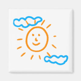 Upload Childs Drawing Draai Kinder kunstwerk naar Magneet