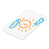 Upload Childs Drawing Draai Kinder kunstwerk naar Magneet (Linkerzijde)