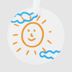 Upload Childs Drawing Draai Kinder kunstwerk naar Ornament