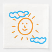 Upload Childs Drawing Draai Kinder kunstwerk naar Servet (Voorkant)