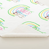 Upload Childs Drawing Draai Kinder kunstwerk naar Sherpa Deken (3/4)