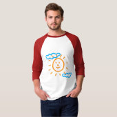 Upload Childs Drawing Draai Kinder kunstwerk naar T-shirt (Voorkant volledig)