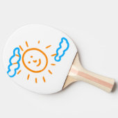 Upload Childs Drawing Draai Kinder kunstwerk naar Tafeltennisbatje (Zijkant)