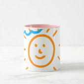 Upload Childs Tekening Draai Kinder Kunstwerk naar Mok (Midden)