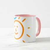 Upload Childs Tekening Draai Kinder Kunstwerk naar Mok (Voorkant rechts)