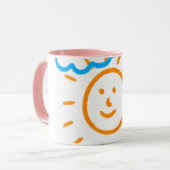 Upload Childs Tekening Draai Kinder Kunstwerk naar Mok (Voorkant links)