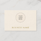 Upload Company Logo hier Moderne Gepersonaliseerd Visitekaartje (Voorkant)