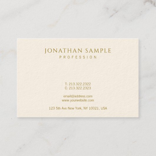 Upload Company Logo hier Moderne Gepersonaliseerd Visitekaartje (Achterkant)