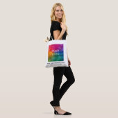 Upload Company Logo Hier Website schouder Tote Bag (Op model)