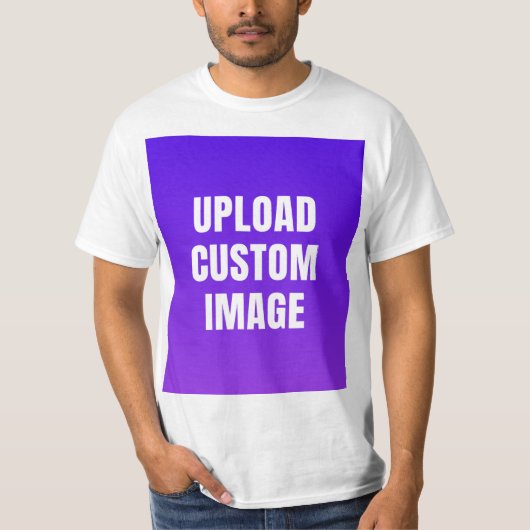 Upload Custom Image - Add Your Own To Print On A T-shirt (Voorkant)