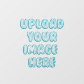 Upload de afbeelding van je liefde raamsticker (Vel)