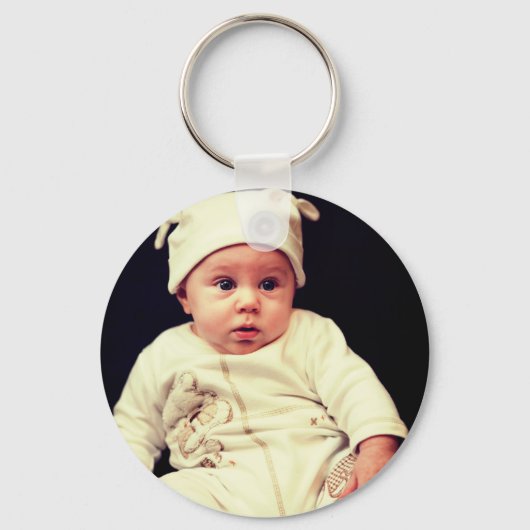 Upload de foto van uw Baby Sleutelhanger (Voorkant)
